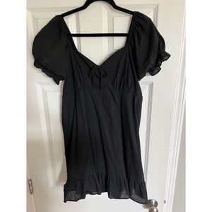 Wild Fable black baby doll dress; size L